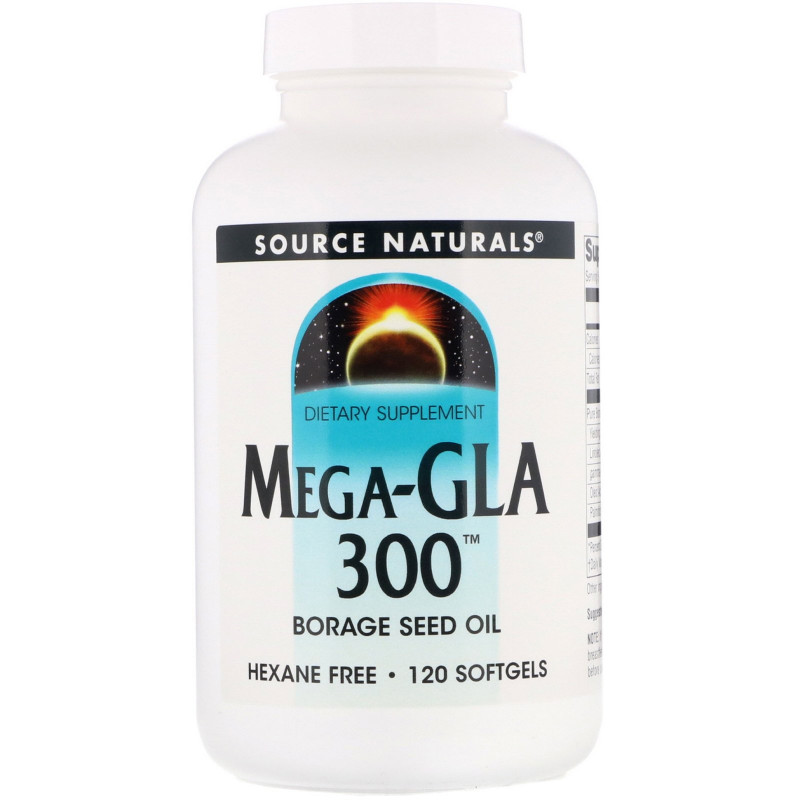 Source Naturals, Мега-ГЛК 300, 120 гелевых капсул