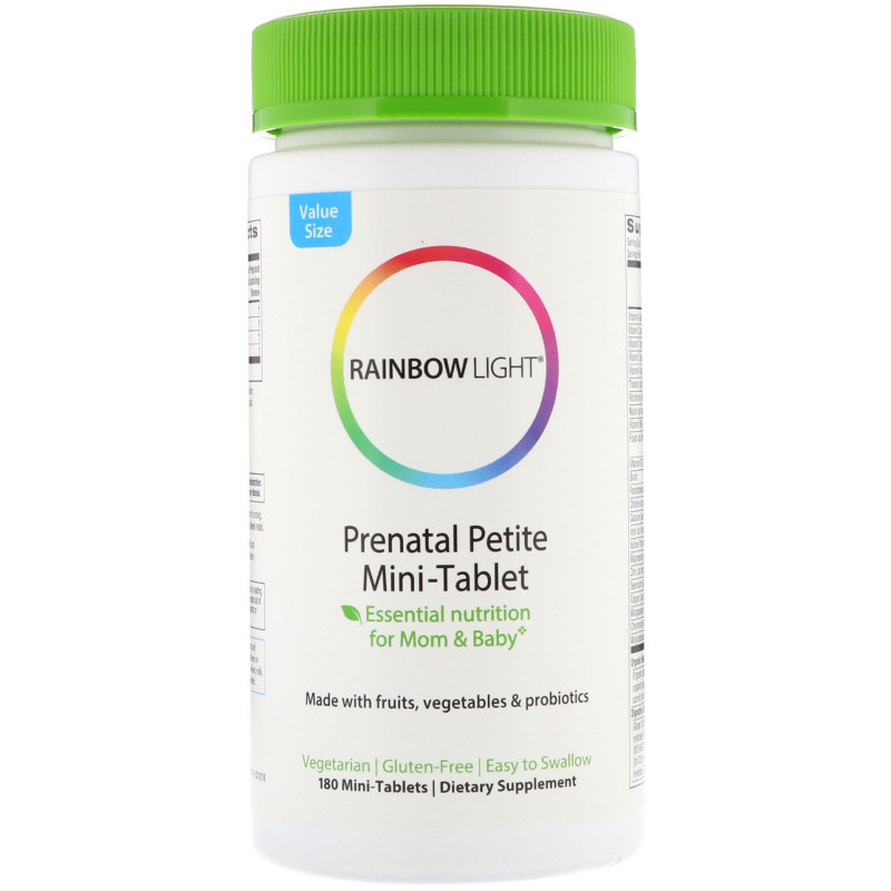 Rainbow Light, Prenatal Petite Mini-Tablet, 180 Mini-Tablets