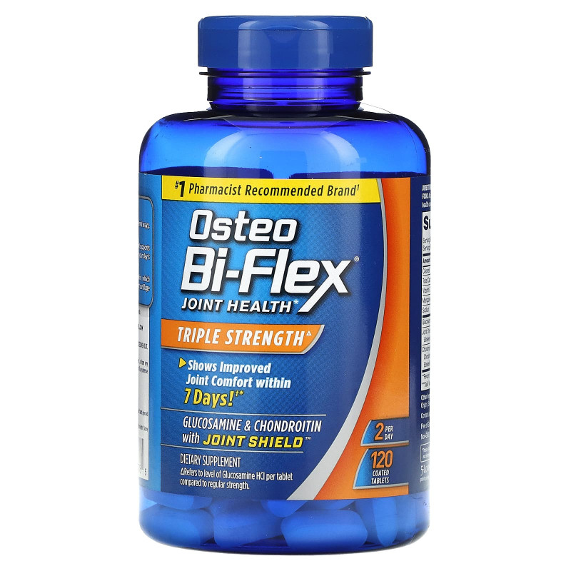 Osteo Bi-Flex, Glucosamine Chondroitin with 5-Loxin Advanced Joint Care, Утроенная сила, 120 каплетов