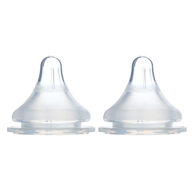 Lansinoh, Соски NaturalWave, медленный ток молока, 2 соски Slow-Flow