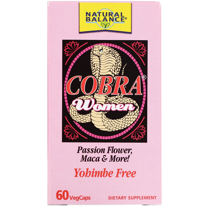 Natural Balance, Cobra Women, 60 VegCaps