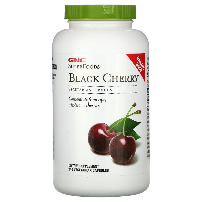 GNC, SuperFoods, Black Cherry, 240 Vegetarian Capsules