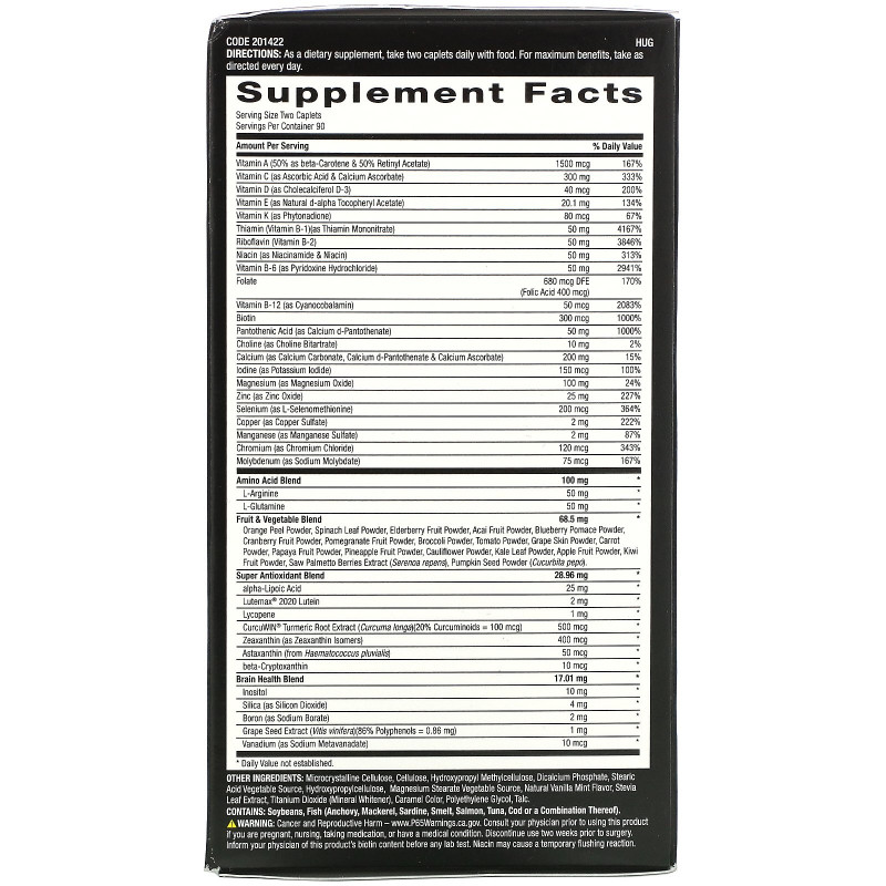 GNC Mega Men, Clinically Studied Multivitamin, 180 Caplets