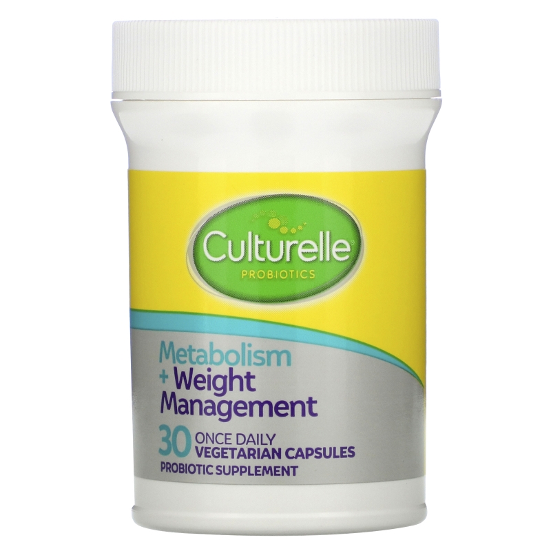 Culturelle, Probiotics, Metabolism + Weight Management, 12 Billion CFU, 30 Vegetarian Capsules