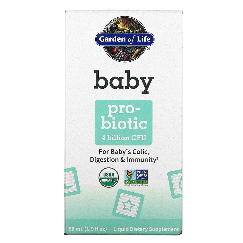 Garden of Life, Baby, Probiotic, 4 Billion CFU, 1.9 fl oz ( 56 ml)