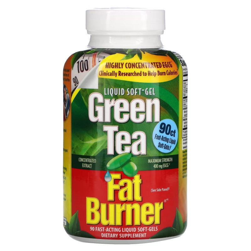 Applied Nutrition, Green Tea Fat Burner, 90 Fast-Acting Liquid Soft-Gels