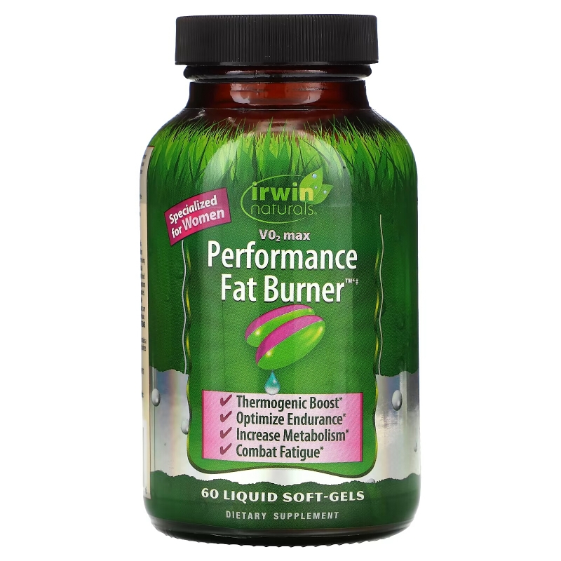 Irwin Naturals, V02 Max, Performance Fat Burner, 60 Liquid Soft-Gels