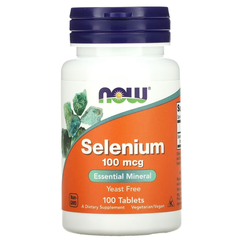 Now Foods, Selenium, 100 mcg, 100 Tablets