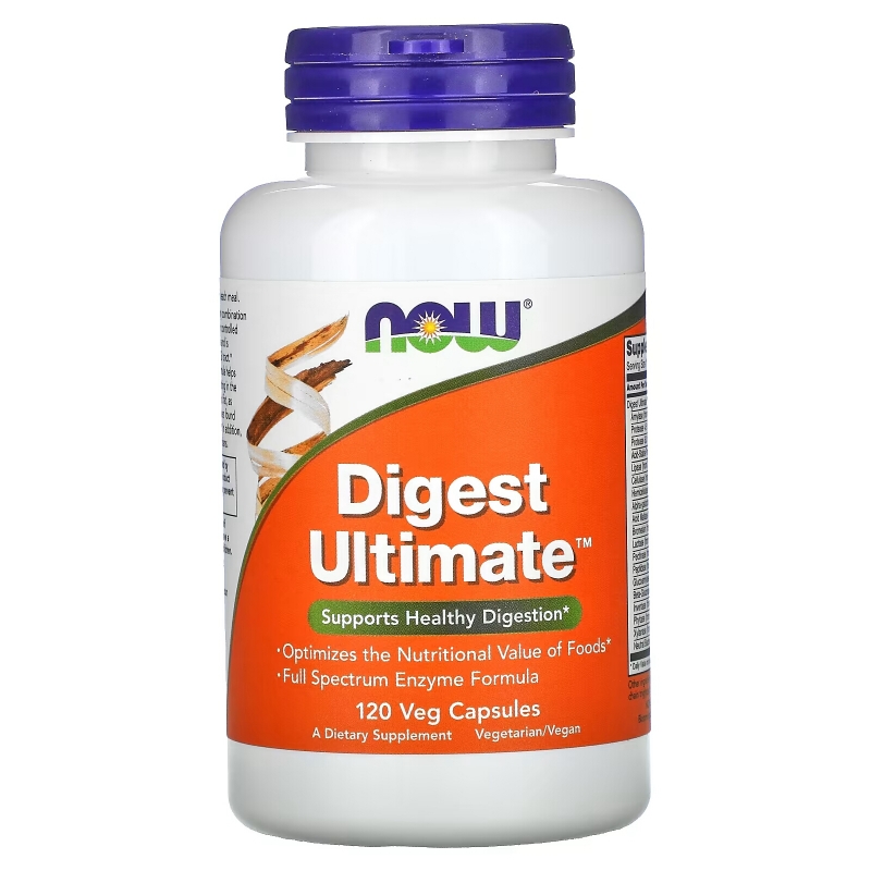 Now Foods Digest Ultimate 120 растительных капсул