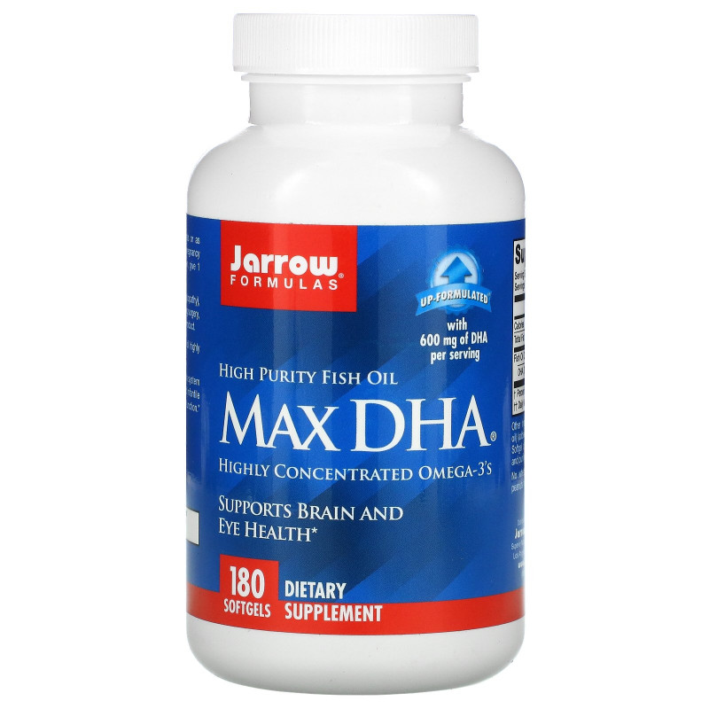 Jarrow Formulas Max DHA 180 желатиновых капсул