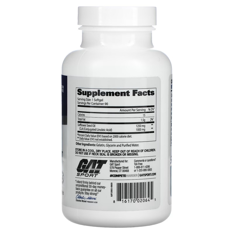 GAT, CLA 1250, 90 Softgels