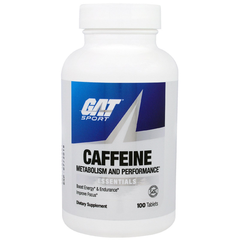 GAT, Caffeine Metabolism and Performance, Essentials, 100 Tablets