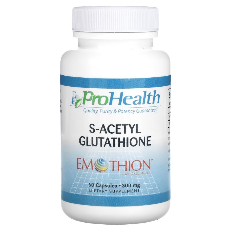 ProHealth Longevity, Emothion, S-Acetyl Glutathione, 300 mg, 60 Capsules