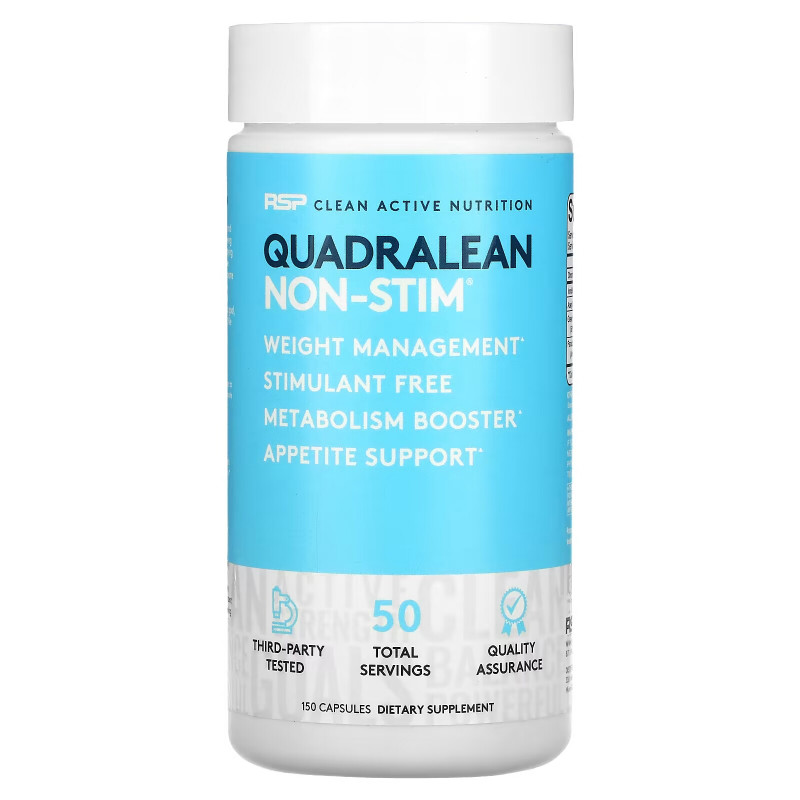 RSP Nutrition, QuadraLean, Stimulant-Free Weight Management, 150 Capsules