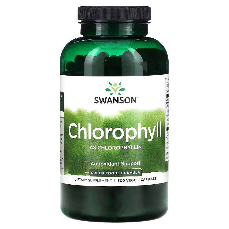 Swanson, Chlorophyll, 300 Veggie Capsules