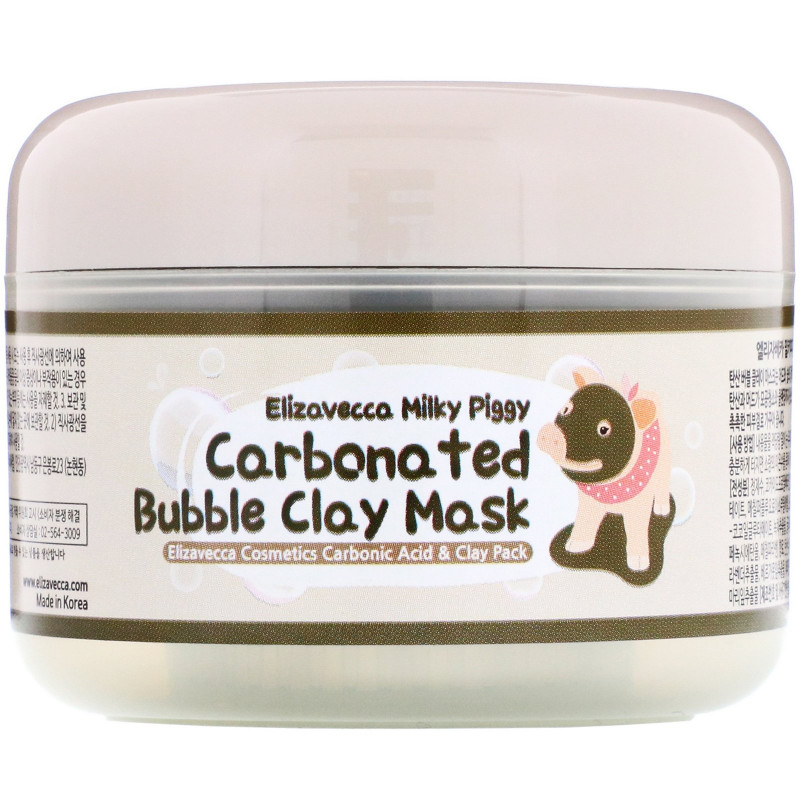 Elizavecca, Milky Piggy Carbonated Bubble Clay Mask, 100 g