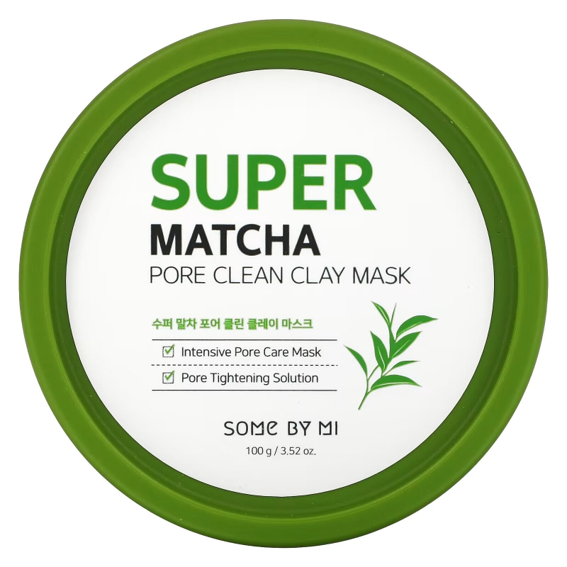 Some By Mi, Super Matcha Pore Clean Clay Beauty Mask, 3.52 oz (100 g)