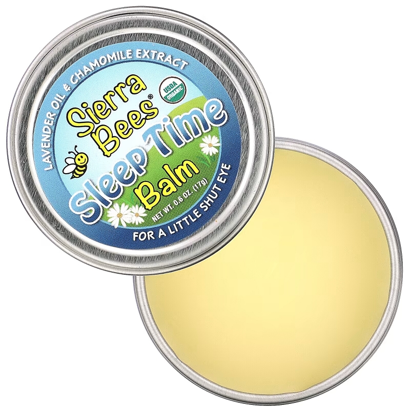 Sierra Bees, Sleep Time Balm, Lavender & Chamomile, 0.6 oz (17 g)